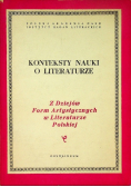 Konteksty nauki o literaturze