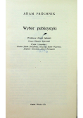 Wybór publicystyki