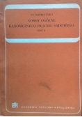 Normy ogólne kanonicznego procesu sądowego, część II
