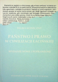 Państwo i prawo w cywilizacji łacińskiej