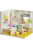 Składany Drewniany Model LED Barbara's Room