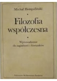 Filozofia współczesna wprowadzenie do zagadnień i kierunków