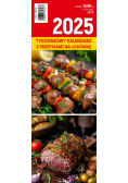 Kalendarz 2025 tygodniowy z przepisami i magnesem na lodówkę