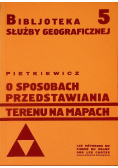 O sposobach przedstawiania terenu na  mapach