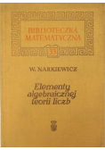 Elementy algebraicznej teorii liczb