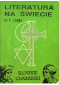 Literatura na świecie Nr 1 Słownik Chazarski