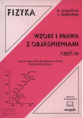 Wzory i prawa z objaśnieniami Część  III