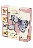 Puzzle 4-elementowe Motyle
