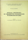 Studa i materiały do osadnictwa wielkopolski  Tom III