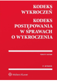 Kodeks wykroczeń Kodeks postępowania w sprawach o wykroczenia