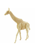 Puzzle drewniane 3D Żyrafa