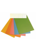 Karton obustronny kropki 300g 24x34cm 5 ark MIX