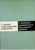 Z badań nad dziejami zakonów i stosunków wyznaniowych na ziemiach polskich
