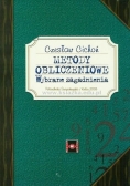 Metody obliczeniowe, wybrane zagadnienia