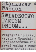 Świadectwo tamtym dniom