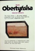 Obertyńska Wiersze wybrane