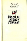 Poszli Ci którzy powinni