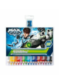 Kredki bambino w oprawie drewnianej 18 kolorów Max Steel
