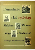 Pamiętniki z lat 1792 1849