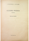 Algebra wyższa Cześć III