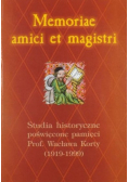 Memoriae amici et magistri