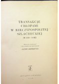 Transakcje chłopami w Rzeczypospolitej szlacheckiej