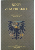 Rody Ziem Pruskich Reprint z 1927 r.