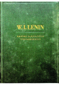 Lenin Krótki zarys życia i działalności 1949 r.