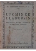 Upominek dla rodzin, 1930r.