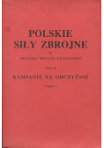 Polskie siły zbrojne w drugiej wojnie światowej Tom II Część 2
