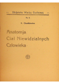 Anatomja Ciał Niewidzialnych człowieka, 1933 r.