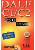 DALF C1/C2 250 activites Nouveau diplome Książka + CD