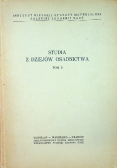 Studia z dziejów osadnictwa Tom 5