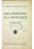 Mała dogmatyka dla świeckich 1937 r.