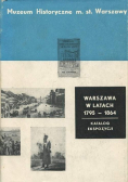 Warszawa w latach 1795 1864