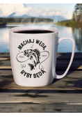 Kubek machaj wędą ryby będą