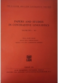 Papers and Studies in Contrastive Linguistics. Volume two  - 1973.