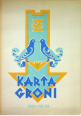 Karta groni Nr XIII