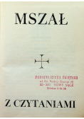 Mszał z czytaniami