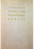 Pływalność i stateczność okrętu