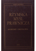 Rzymska myśl prawnicza Aforyzmy przysłowia