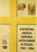 Statystyka diecezji Kościoła Katolickiego w Polsce 1992 - 2004
