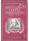 Antologia liryki angielskiej 1300 1956