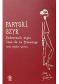 Paryski szyk podręcznik stylu