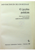 O języku polskim