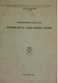 Sposób bycia jako rodzaj wiary