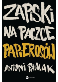 Zapiski na paczce papierosów