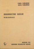 Budownictwo Ogólne Wymiarowanie