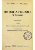 Historja Filozofji w Zarysie 1930 r.