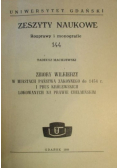 Zbiory wilkierzy w miastach państwa zakonnego do 1454 r.